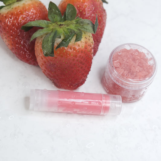 Organic Strawberry Lip Love Set