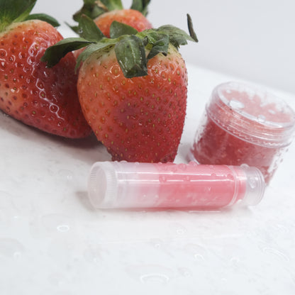 Organic Strawberry Lip Love Set