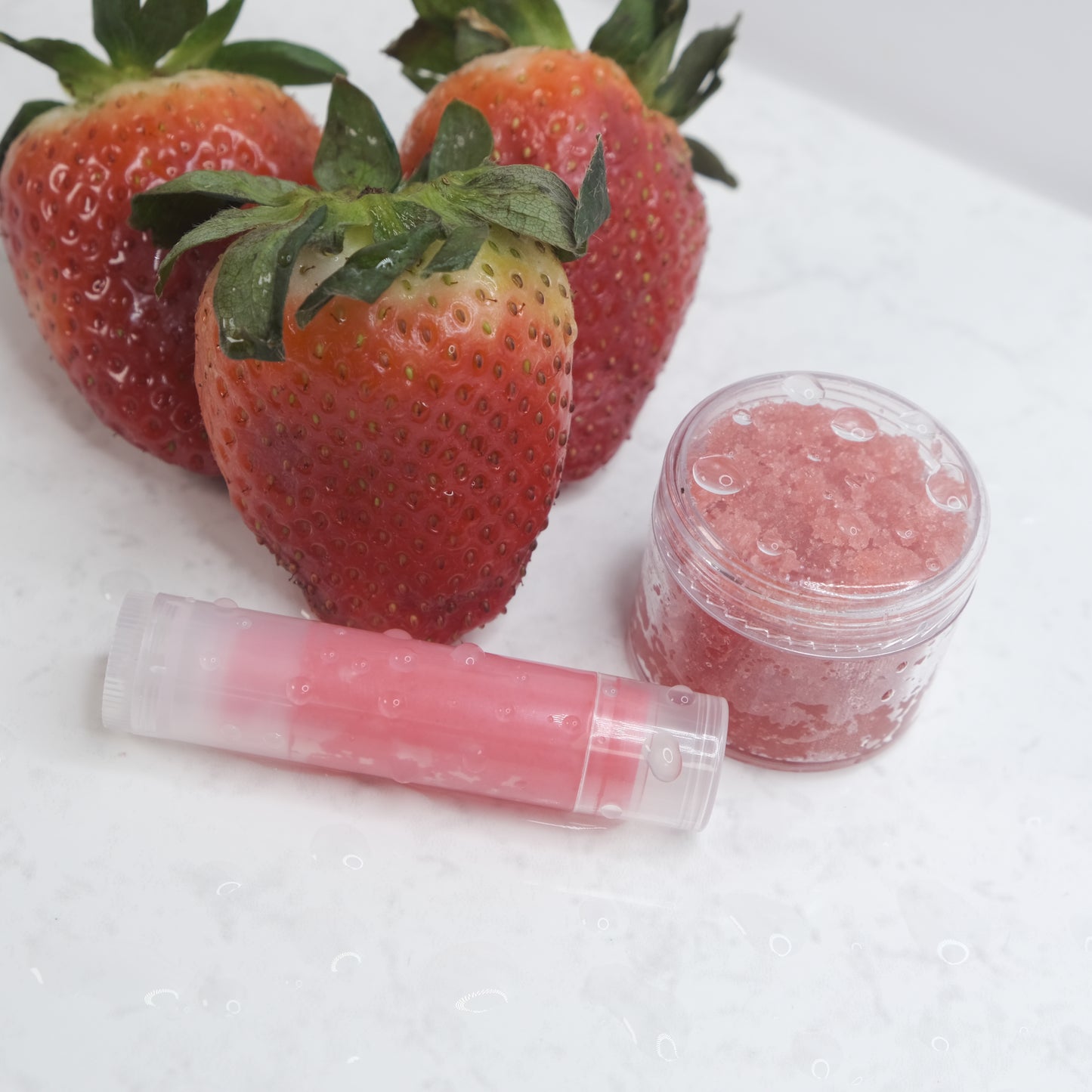 Organic Strawberry Lip Love Set