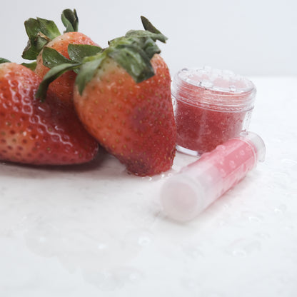 Organic Strawberry Lip Love Set