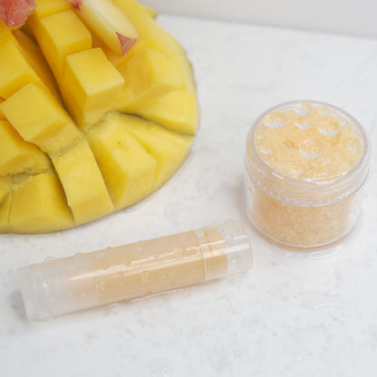 Organic Peach Mango Lip Love Set