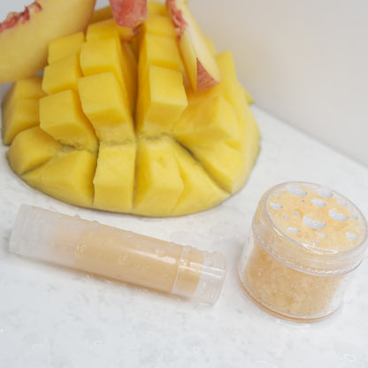 Organic Peach Mango Lip Love Set