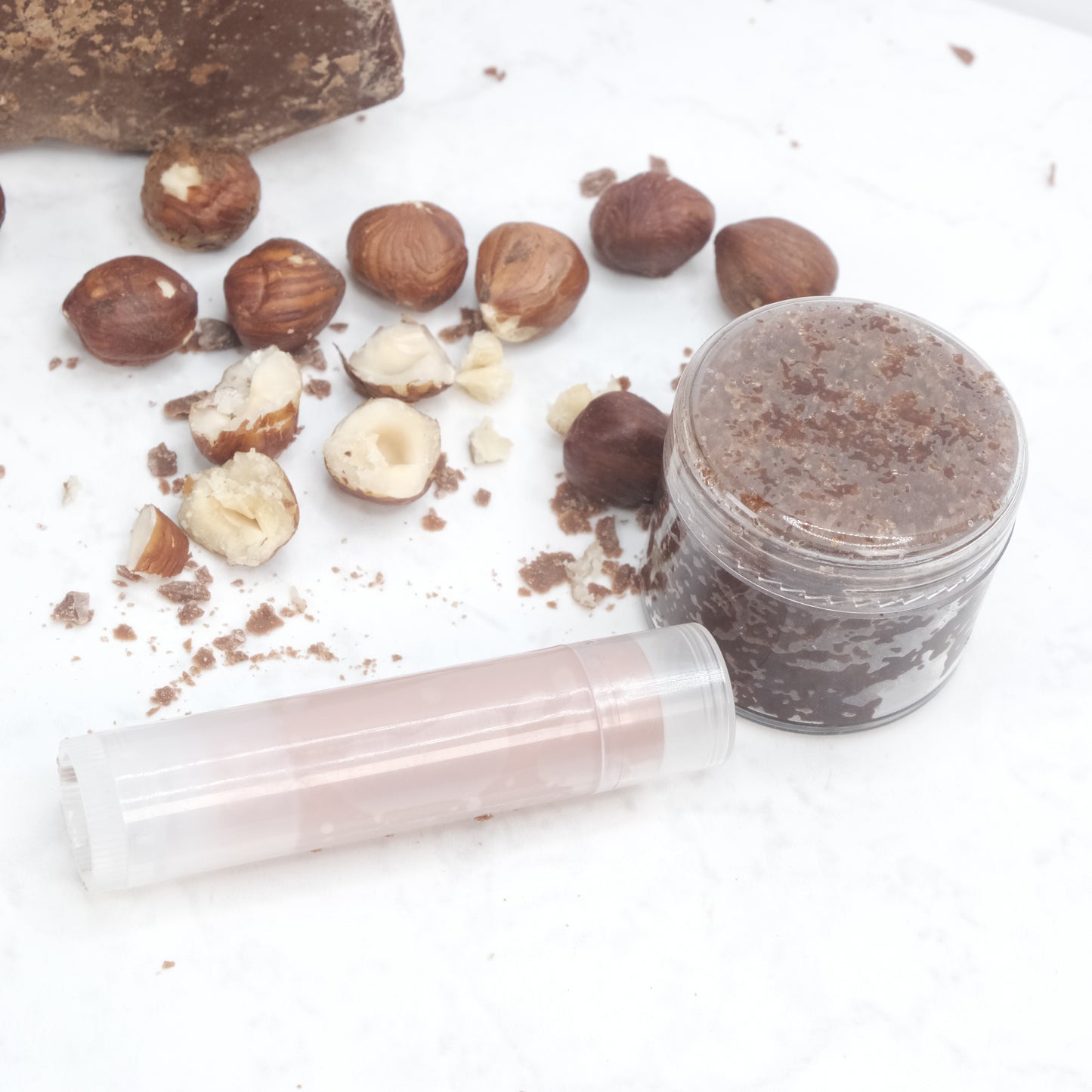 Organic Chocolate Hazelnut Lip Love Set