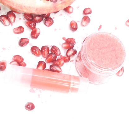 Organic Pomegranate Lip Love Set