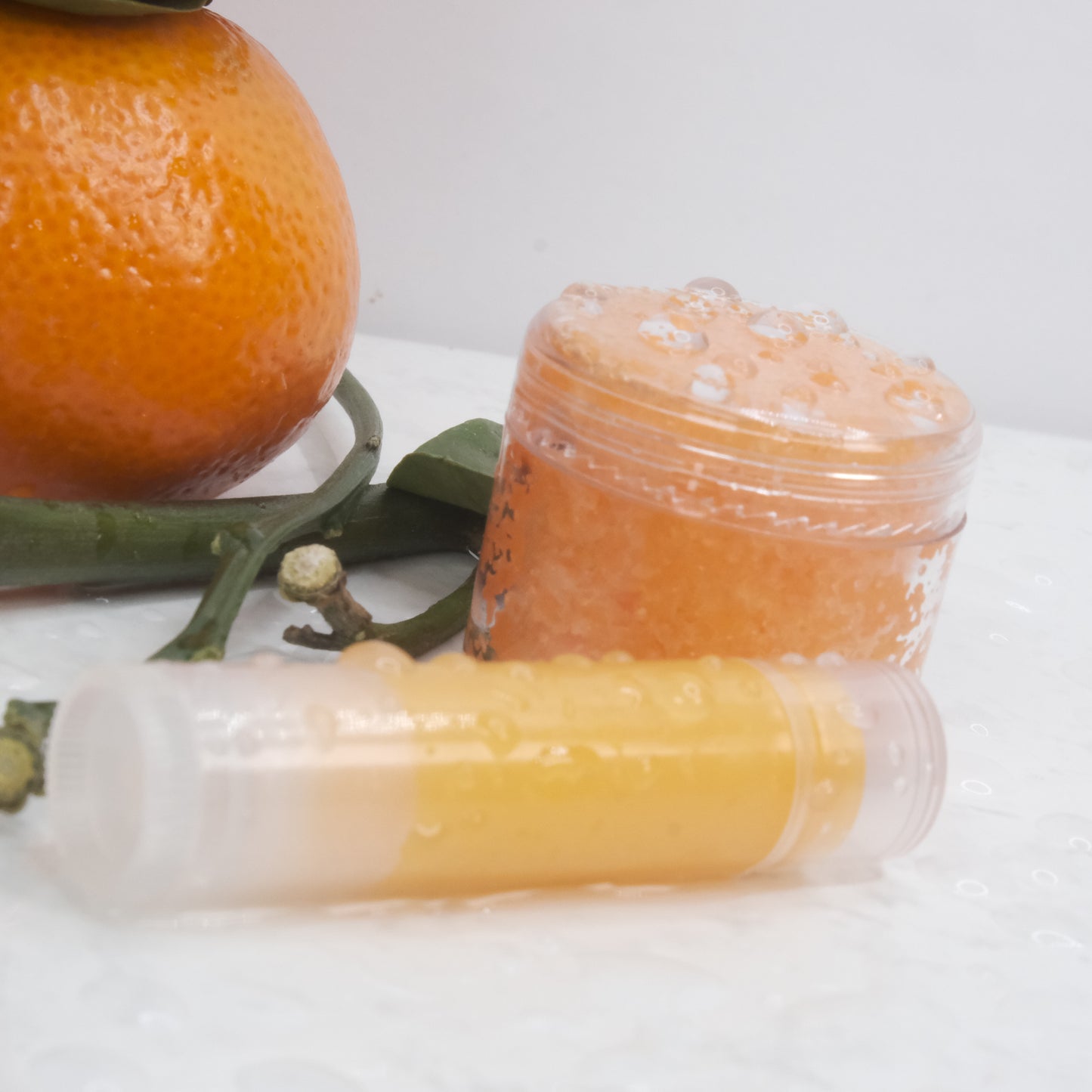 Organic Tangerine Lip Love Set