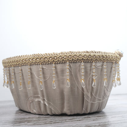 Handmade Grandiose Grey Basket