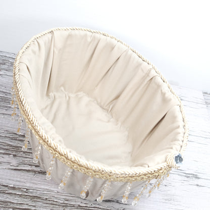 Handmade Grandiose Grey Basket