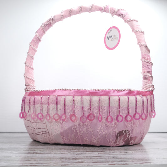 Handmade Pink Basket