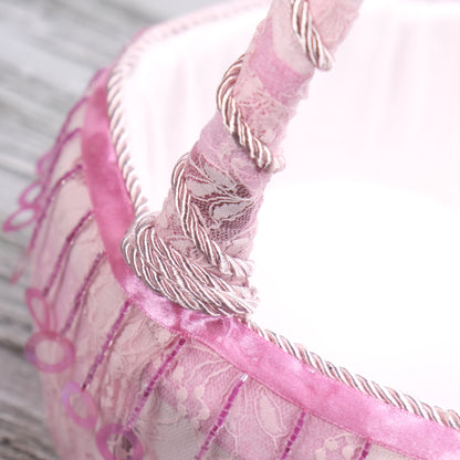 Handmade Pink Basket