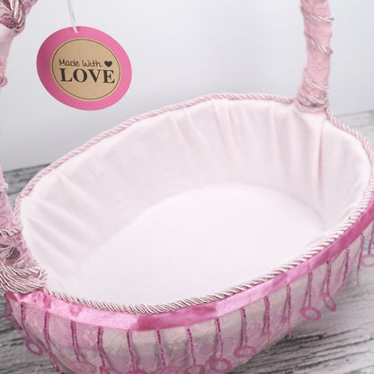 Handmade Pink Basket