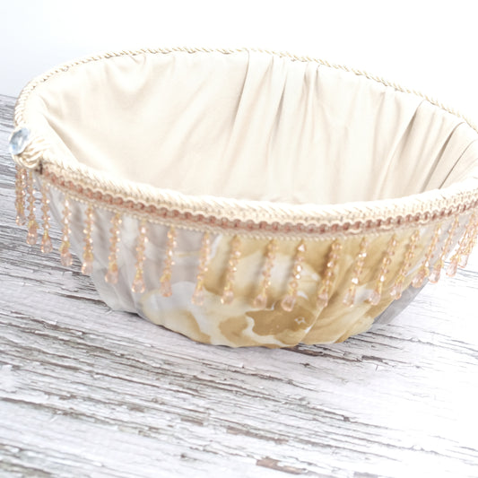 Handmade Gold Basket
