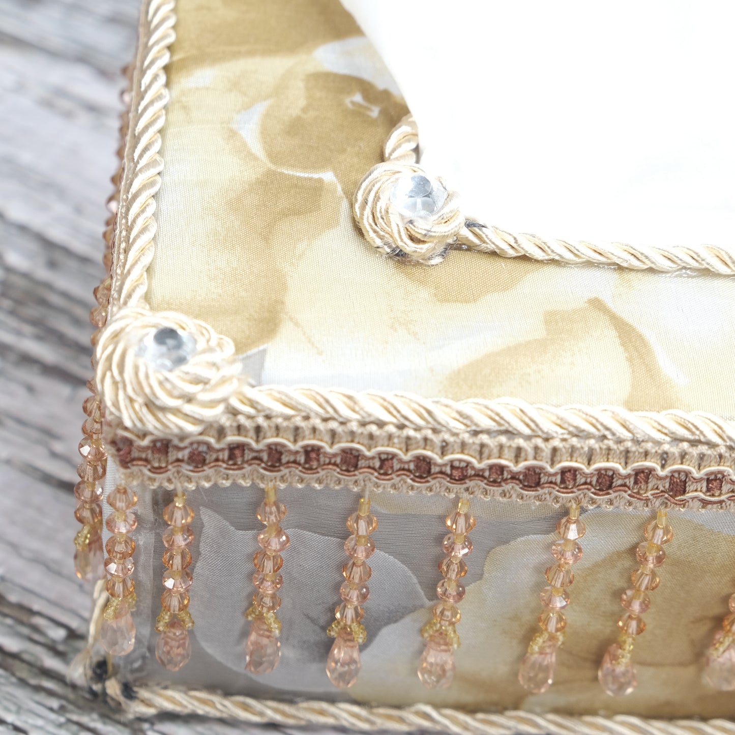 Handmade Gold Tissue Paper Box