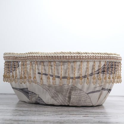 Handmade Lambent Leaves Basket