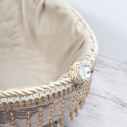 Handmade Lambent Leaves Basket