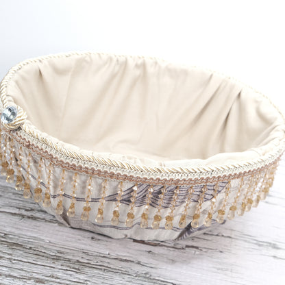 Handmade Lambent Leaves Basket