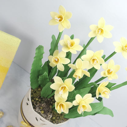 Handmade yellow Daffodils Arrangement