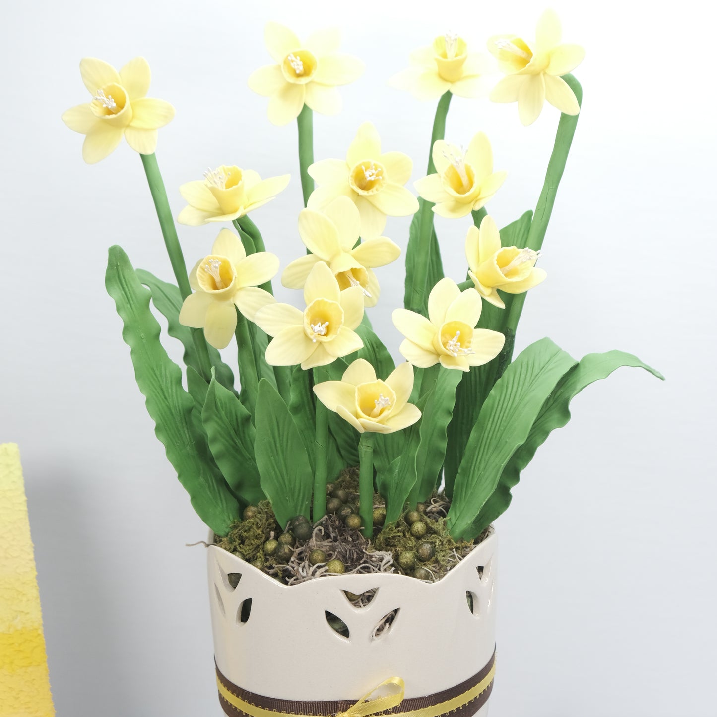 Handmade yellow Daffodils Arrangement