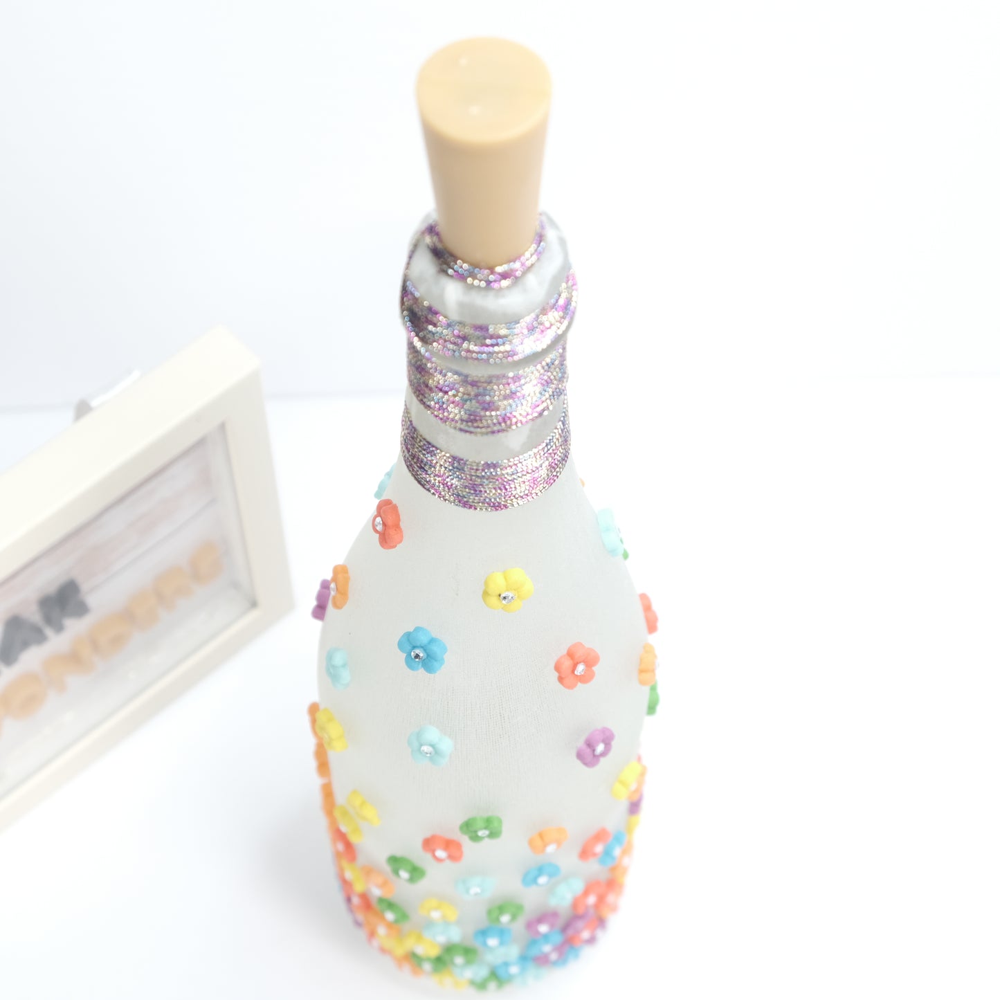 Handmade Flowers Bottle