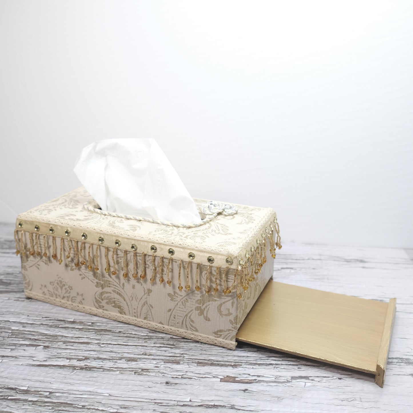Handmade Queens Court Tissue Paper Box