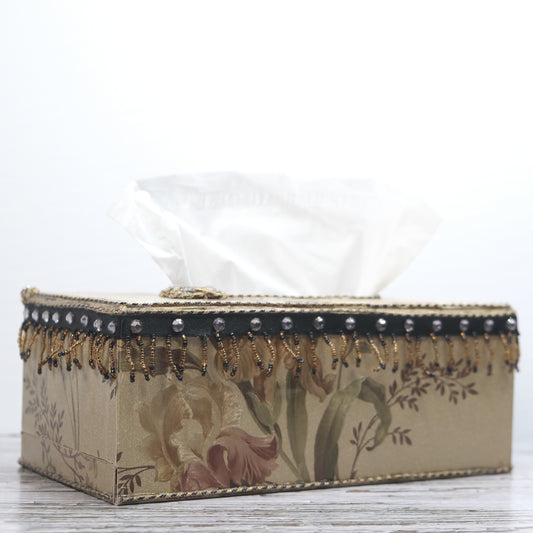 Handmade Antique Tissue Paper Box