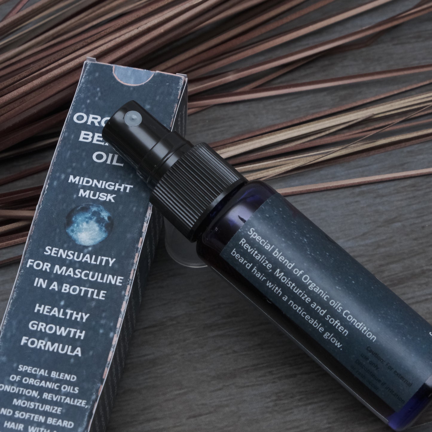 Organic Midnight Musk Beard Oil