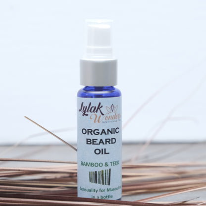 Organic Bamboo & Teak Beard Oil